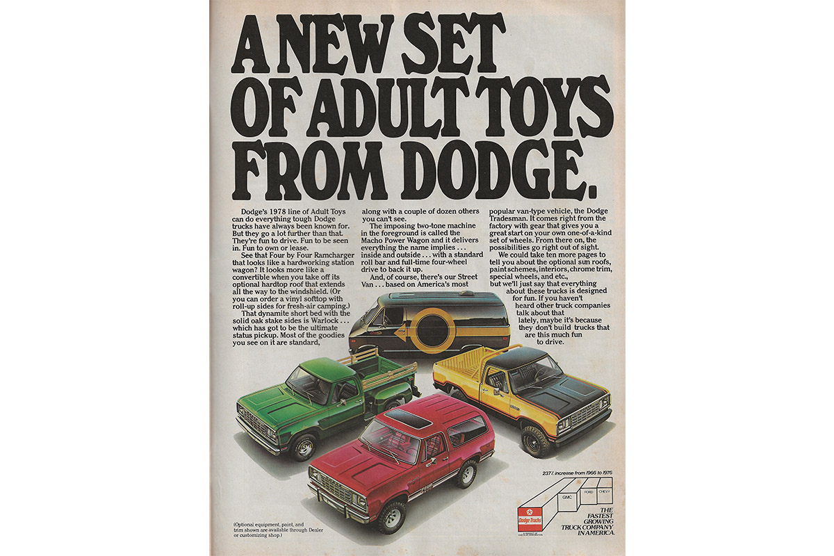 1978 Dodge Warlock Playing with Adult Toys Remember Road