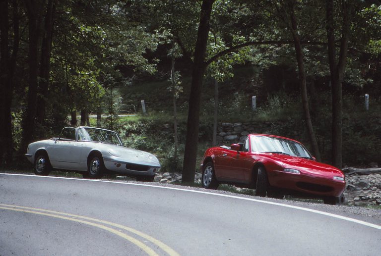 Rock ‘n’ roll: Mazda MX-5 Miata versus Lotus Elan