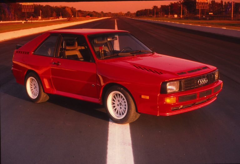 1984 Audi Sport Quattro: Ingolstad’s civilized rally car proves a “Thriller B”
