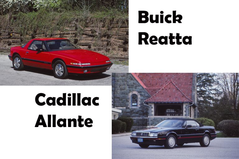 Allante and Reatta lead