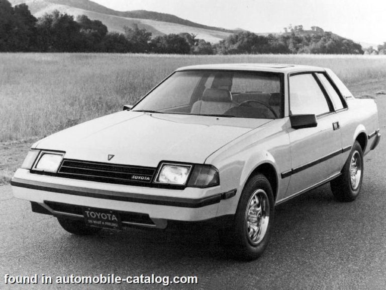 1982-85 Toyota Celica Sport Coupe: Niche-filling notch back