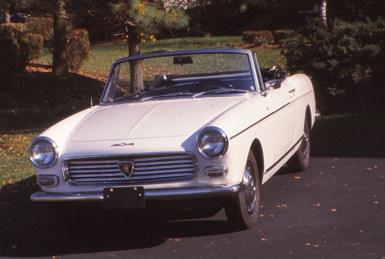 1966 Peugeot 404 Cabriolet: This uncommon French ragtop is patently Pininfarina