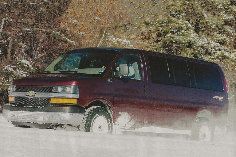 Quigley 4×4 Chevy Express 2500; If you want to go off-roading with all of Hef’s favorite things, Quigley has the answer