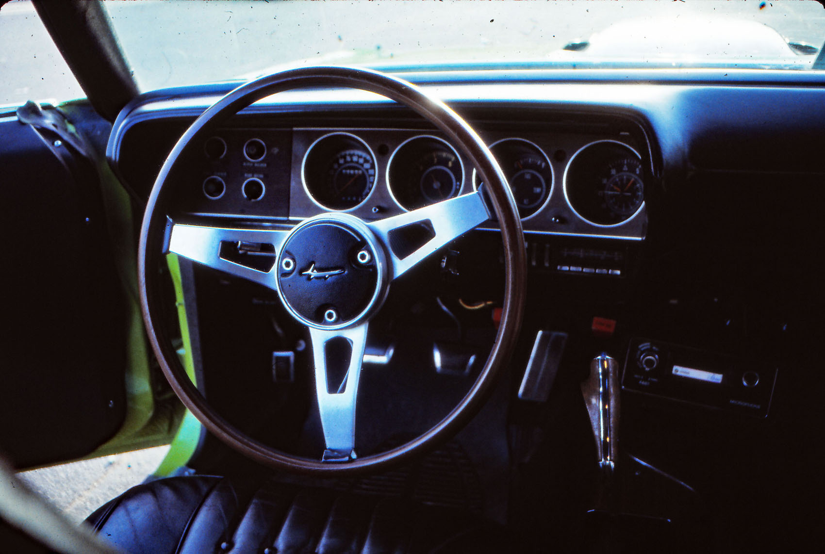 1971 Plymouth Barracuda Hemi 'Cuda steering wheel